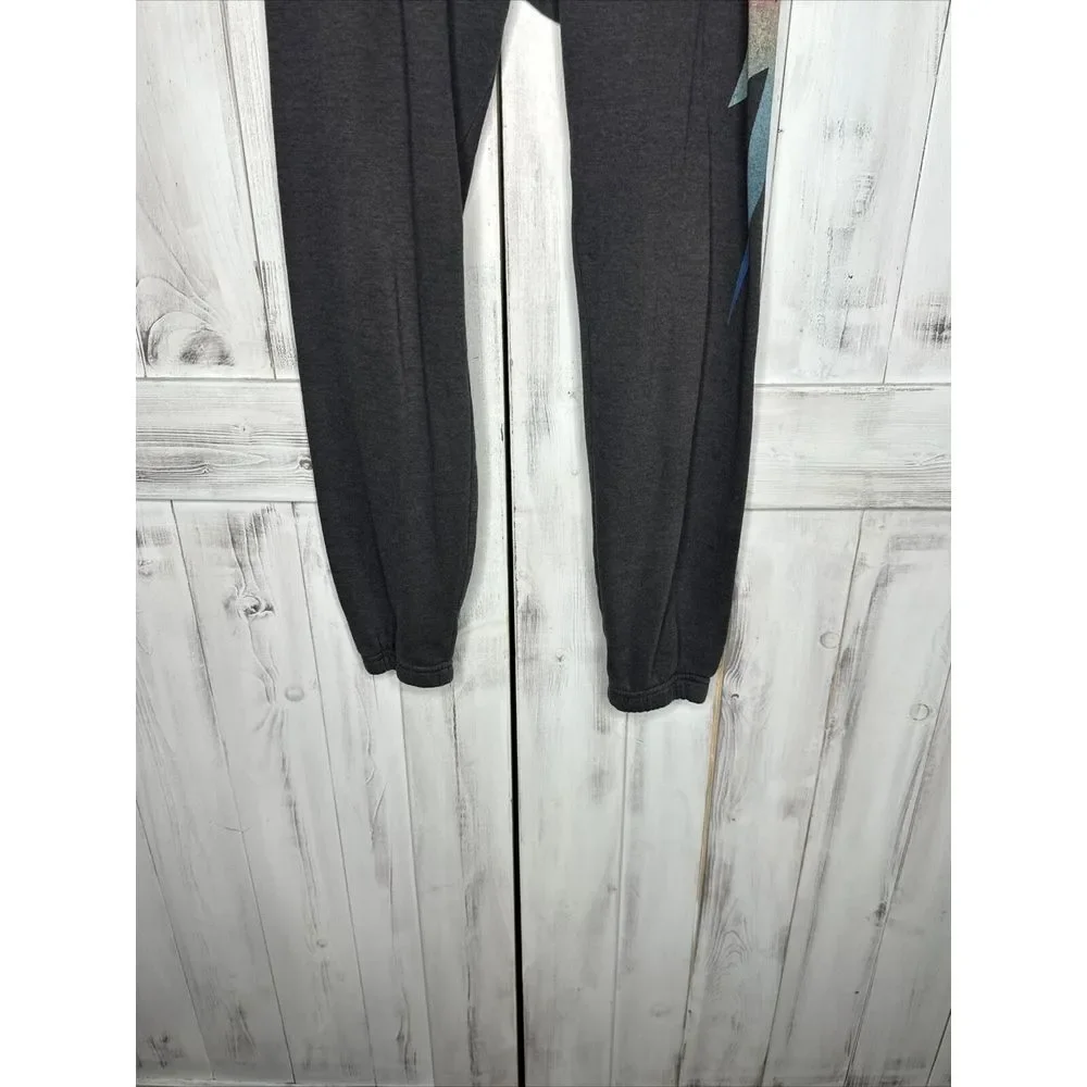 AVIATOR NATION BLUE OMBRE FADE BOLT DRAWSTRING‎ JOGGER LOUNGE SWEATPANTS XS